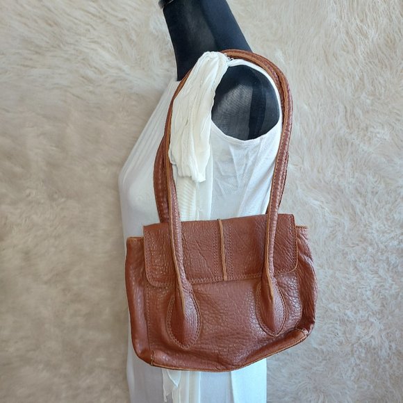Adrian Klis Brown Fine Leather Shoulder Bag - Picture 1 of 9